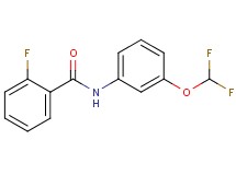 N-[3-(difluoromethoxy)phenyl]-2-fluorobenzamide