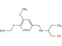 2-[(4-ethoxy-3-methoxybenzyl)amino]-1-butanol hydrochloride