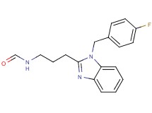 {3-[1-(4-fluorobenzyl)-1H-benzimidazol-2-yl]propyl}formamide