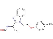 (1-{1-[2-(4-methylphenoxy)ethyl]-1H-benzimidazol-2-yl}ethyl)formamide