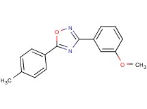 3-(3-methoxyphenyl)-5-(4-methylphenyl)-1,2,4-oxadiazole