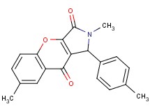 2,7-dimethyl-1-(4-methylphenyl)-1,2-dihydrochromeno[2,3-c]pyrrole-3,9-dione