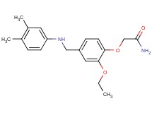 2-(4-{[(3,4-dimethylphenyl)amino]methyl}-2-ethoxyphenoxy)acetamide