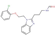(3-{1-[2-(2-chlorophenoxy)ethyl]-1H-benzimidazol-2-yl}propyl)formamide