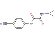 N-(4-cyanophenyl)-N'-cyclopropylethanediamide