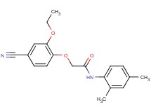 2-(4-cyano-2-ethoxyphenoxy)-N-(2,4-dimethylphenyl)acetamide