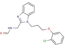 ({1-[3-(2-chlorophenoxy)propyl]-1H-benzimidazol-2-yl}methyl)formamide