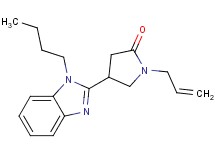 1-allyl-4-(1-butyl-1H-benzimidazol-2-yl)-2-pyrrolidinone