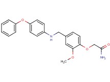 2-(2-methoxy-4-{[(4-phenoxyphenyl)amino]methyl}phenoxy)acetamide