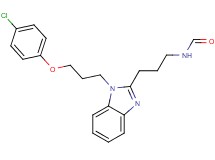 (3-{1-[3-(4-chlorophenoxy)propyl]-1H-benzimidazol-2-yl}propyl)formamide