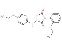 1-(2-ethoxyphenyl)-3-[(4-ethoxyphenyl)amino]-2,5-pyrrolidinedione