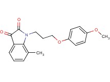 1-[3-(4-methoxyphenoxy)propyl]-7-methyl-1H-indole-2,3-dione