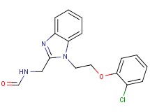 ({1-[2-(2-chlorophenoxy)ethyl]-1H-benzimidazol-2-yl}methyl)formamide