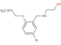 2-{[2-(allyloxy)-5-bromobenzyl]amino}ethanol hydrochloride