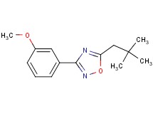 5-(2,2-dimethylpropyl)-3-(3-methoxyphenyl)-1,2,4-oxadiazole