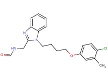 ({1-[4-(4-chloro-3-methylphenoxy)butyl]-1H-benzimidazol-2-yl}methyl)formamide
