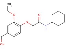 N-cyclohexyl-2-[2-ethoxy-4-(hydroxymethyl)phenoxy]acetamide