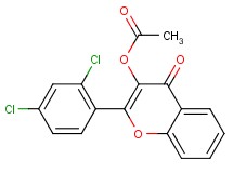 2-(2,4-dichlorophenyl)-4-oxo-4H-chromen-3-yl acetate