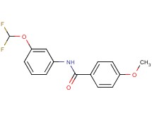 N-[3-(difluoromethoxy)phenyl]-4-methoxybenzamide