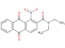 N,N-diethyl-1-nitro-9,10-dioxo-9,10-dihydroanthracene-2-carboxamide