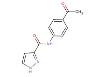 N-(4-acetylphenyl)-1H-pyrazole-3-carboxamide