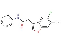 2-(5-chloro-6-methyl-1-benzofuran-3-yl)-N-phenylacetamide