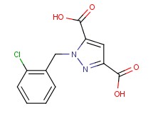 1-(2-chlorobenzyl)-1H-pyrazole-3,5-dicarboxylic acid