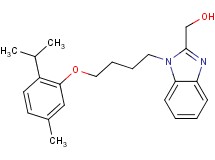 {1-[4-(2-isopropyl-5-methylphenoxy)butyl]-1H-benzimidazol-2-yl}methanol