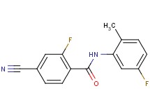 4-cyano-2-fluoro-N-(5-fluoro-2-methylphenyl)benzamide