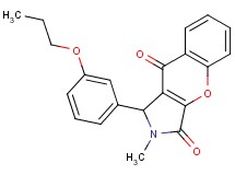 2-methyl-1-(3-propoxyphenyl)-1,2-dihydrochromeno[2,3-c]pyrrole-3,9-dione