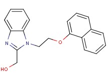 {1-[2-(1-naphthyloxy)ethyl]-1H-benzimidazol-2-yl}methanol