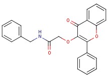 N-benzyl-2-[(4-oxo-2-phenyl-4H-chromen-3-yl)oxy]acetamide