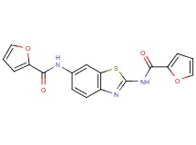 N,N'-1,3-benzothiazole-2,6-diyldi(2-furamide)