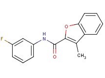 N-(3-fluorophenyl)-3-methyl-1-benzofuran-2-carboxamide