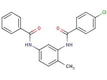 N-[5-(benzoylamino)-2-methylphenyl]-4-chlorobenzamide