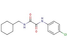 N-(4-chlorophenyl)-N'-(cyclohexylmethyl)ethanediamide