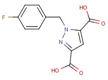 1-(4-fluorobenzyl)-1H-pyrazole-3,5-dicarboxylic acid