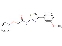 N-[4-(3-methoxyphenyl)-1,3-thiazol-2-yl]-2-phenoxyacetamide