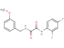 N-(2,4-difluorophenyl)-N'-(3-methoxybenzyl)ethanediamide