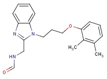 ({1-[3-(2,3-dimethylphenoxy)propyl]-1H-benzimidazol-2-yl}methyl)formamide