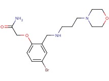 2-[4-bromo-2-({[3-(4-morpholinyl)propyl]amino}methyl)phenoxy]acetamide hydrochloride