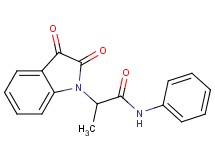 2-(2,3-dioxo-2,3-dihydro-1H-indol-1-yl)-N-phenylpropanamide