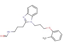 (3-{1-[3-(2-methylphenoxy)propyl]-1H-benzimidazol-2-yl}propyl)formamide