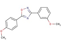 3-(3-methoxyphenyl)-5-(4-methoxyphenyl)-1,2,4-oxadiazole