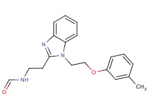 (2-{1-[2-(3-methylphenoxy)ethyl]-1H-benzimidazol-2-yl}ethyl)formamide