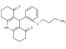 9-(2-butoxyphenyl)-3,4,6,7,9,10-hexahydro-1,8(2H,5H)-acridinedione