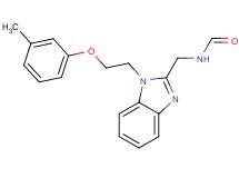 ({1-[2-(3-methylphenoxy)ethyl]-1H-benzimidazol-2-yl}methyl)formamide