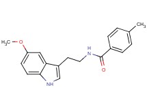 N-[2-(5-methoxy-1H-indol-3-yl)ethyl]-4-methylbenzamide