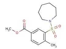 methyl 3-(1-azepanylsulfonyl)-4-methylbenzoate