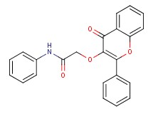 2-[(4-oxo-2-phenyl-4H-chromen-3-yl)oxy]-N-phenylacetamide